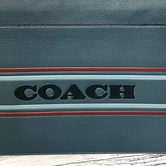 New with tag Coach Laptop Case With Coach Stripe - Picture 2 of 5